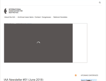 Tablet Screenshot of iaaesthetics.org